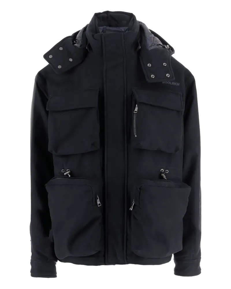 Woolrich Jacke mit abnehmbarer Kapuze - Blau Blau