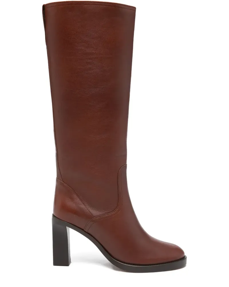 ba&sh Celoria Stiefel mit Blockabsatz 90mm - Braun Braun