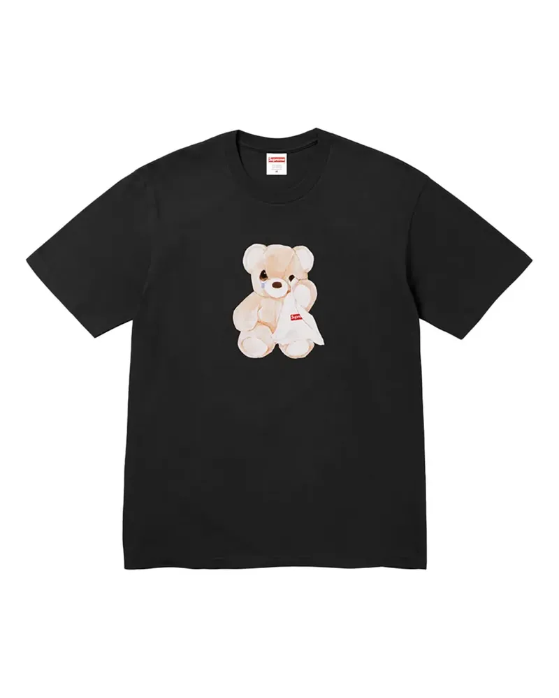 Supreme Being T-Shirt mit Bären-Print - Schwarz Schwarz