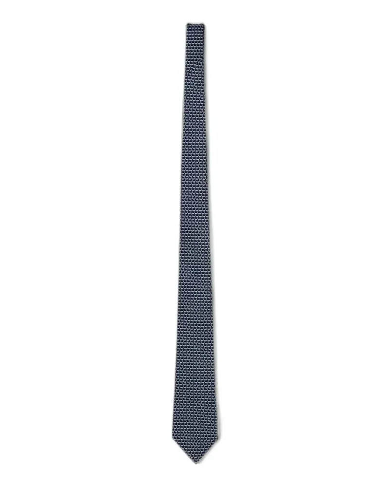 Ermenegildo Zegna printed tie - Blau Blau