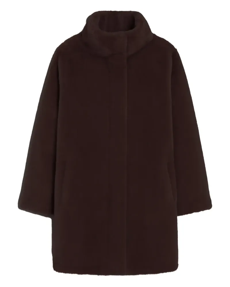 APPARIS Blair funnel-neck coat - Braun Braun