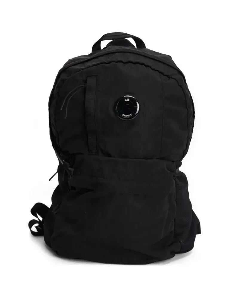 C.P. Company logo-detail backpack - Schwarz Schwarz