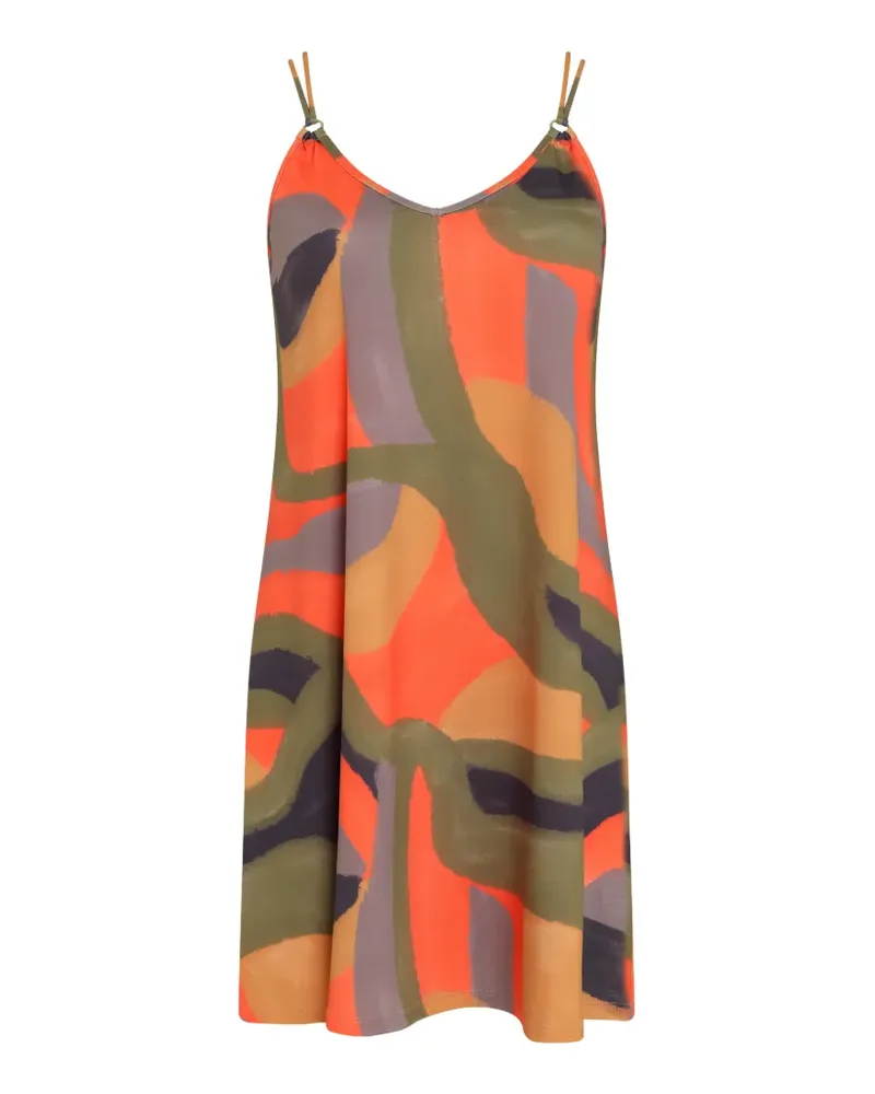 Lygia & Nanny Kleid mit Print - Orange Orange