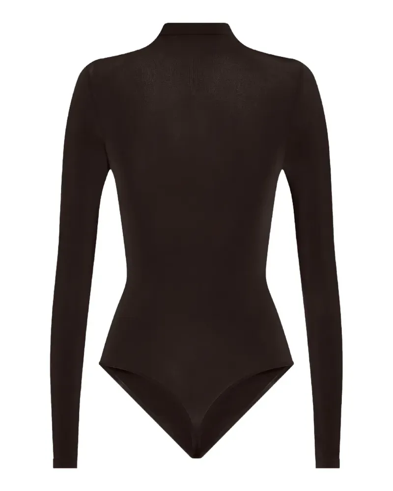 Wolford Buenos Aires Body mit Stehkragen - Braun Braun