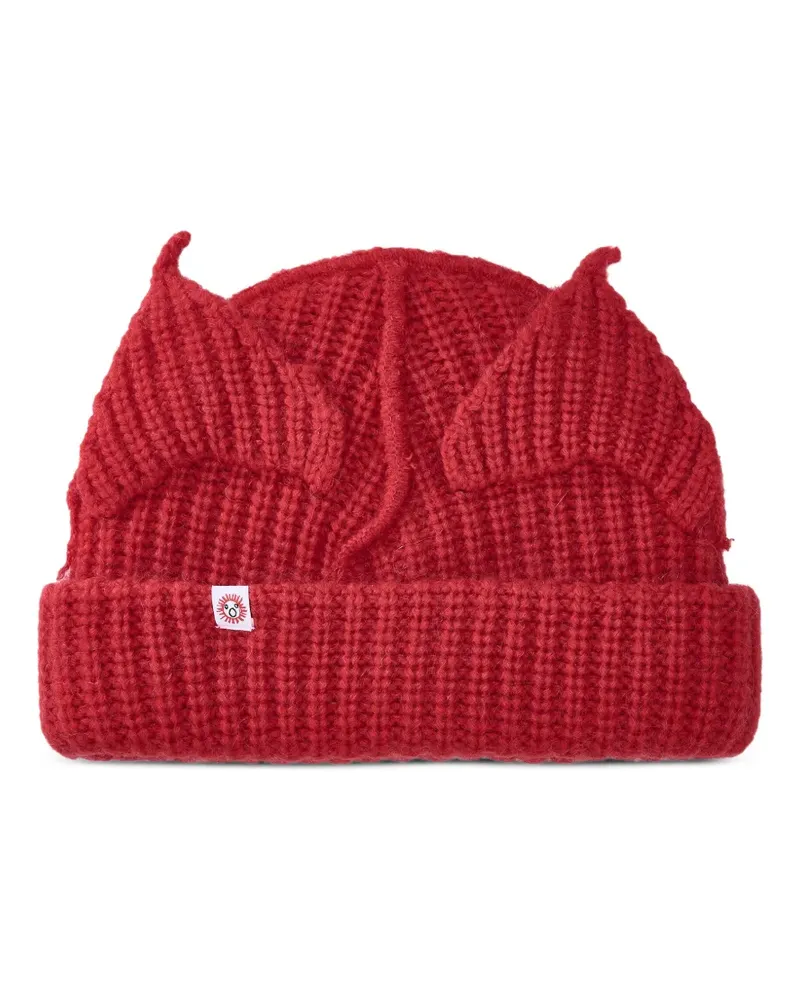 Charles Jeffrey Loverboy Gestrickte Beanie - Rot Rot