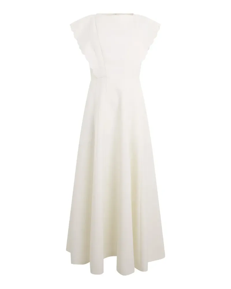Philosophy Di Lorenzo Serafini scalloped sleeveless midi dress - Nude Nude