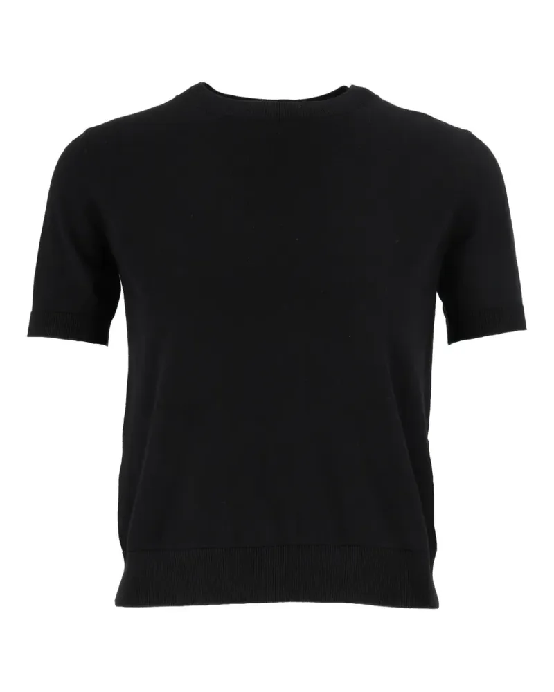 Max Mara Max Mara Kurzärmeliges Giulietta T-Shirt - Schwarz Schwarz