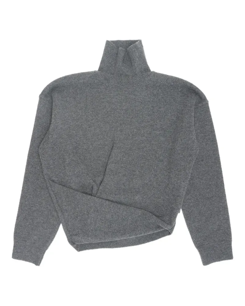 Róhe Skulpturaler Pullover mit Drapierung - Grau Grau