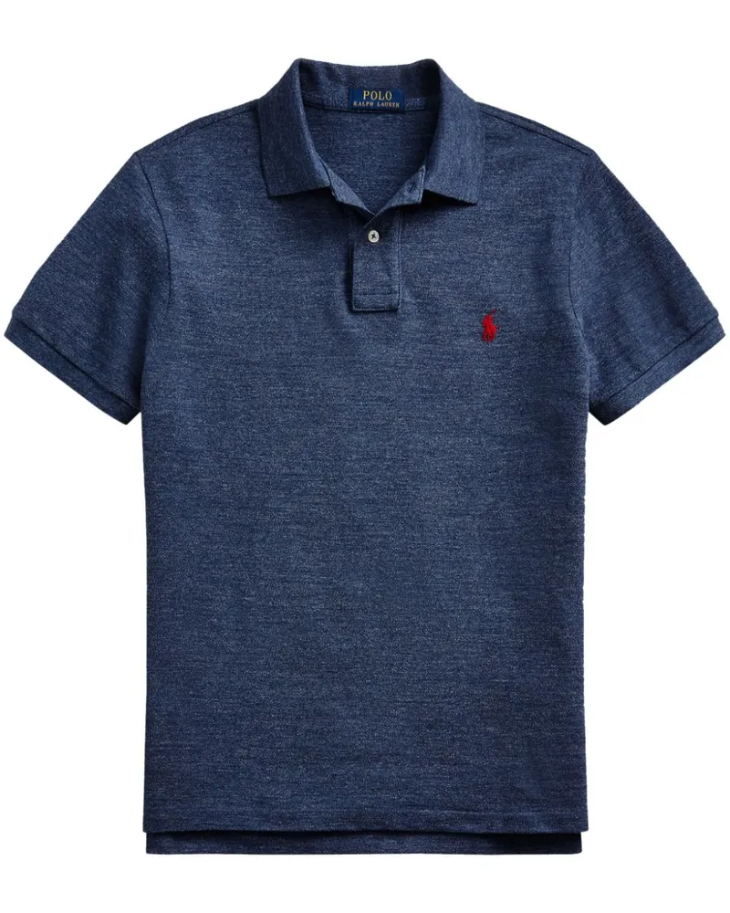 Ralph Lauren Poloshirt mit Logo-Stickerei - Blau Blau