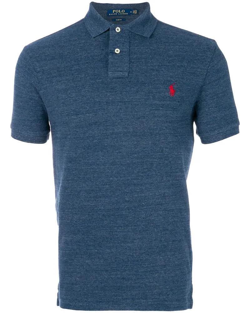 Ralph Lauren Poloshirt mit Logo-Stickerei - Blau Blau