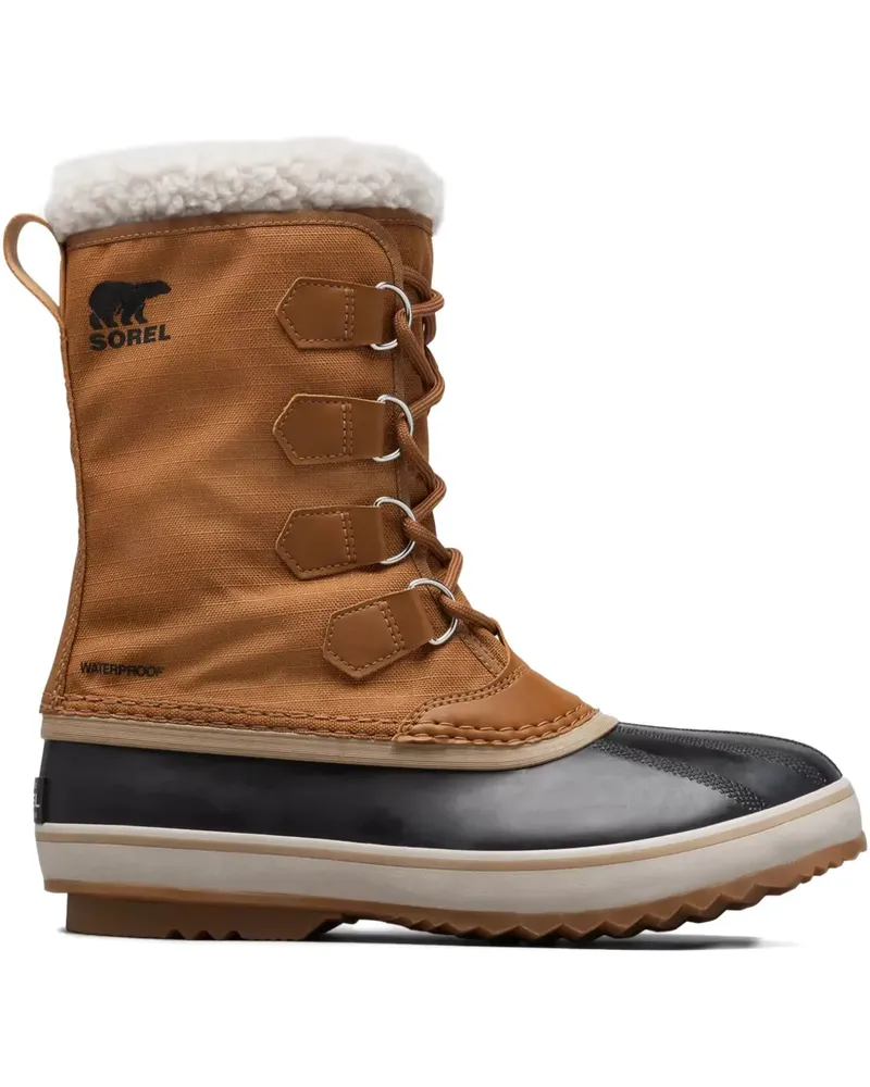 Sorel Schnürstiefel mit Shearling - Braun Braun