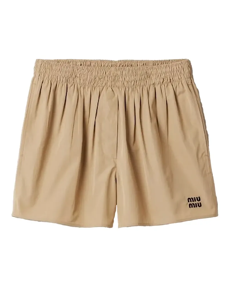 Miu Miu Klassische Shorts - Nude Nude