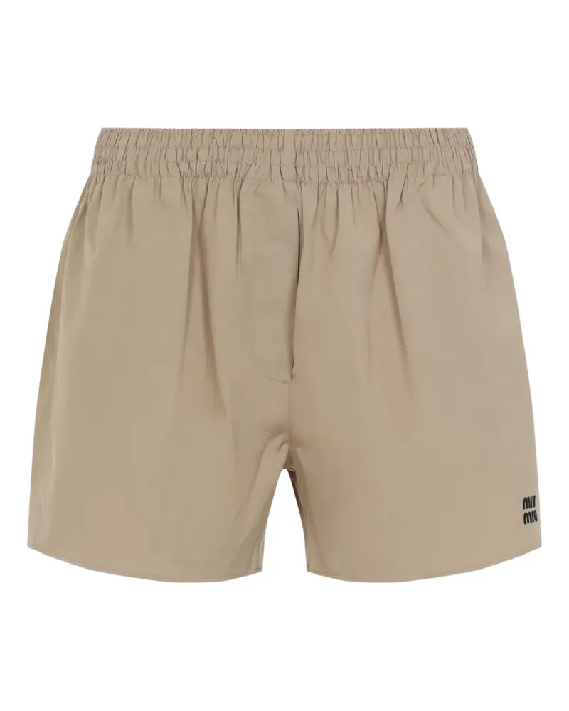 Miu Miu Klassische Shorts - Nude Nude
