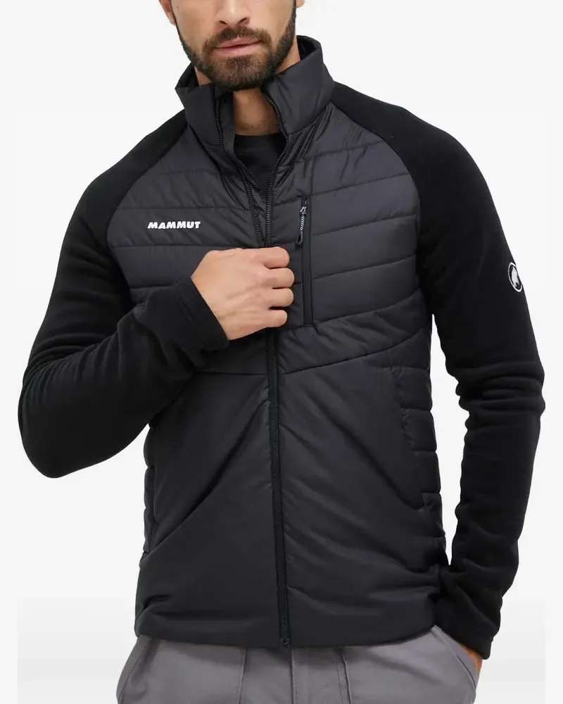 Mammut quilted panelled sweater - Schwarz Schwarz