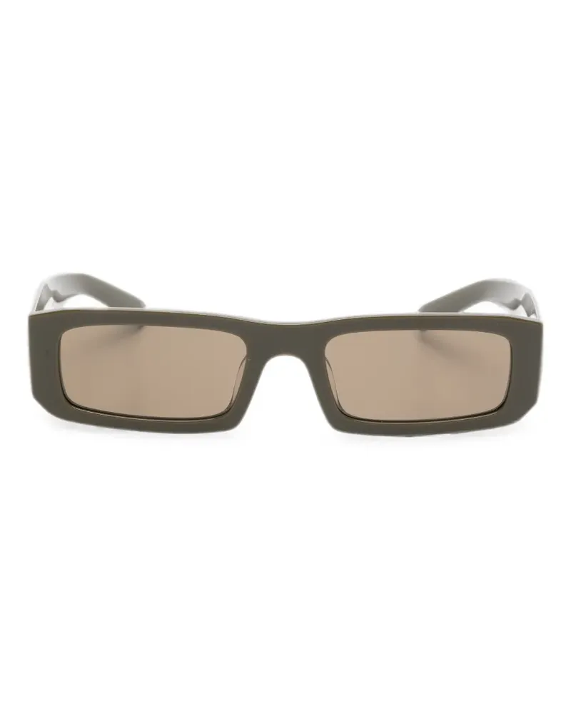 Prada Symbole rectangle-frame sunglasses - Grün Grün