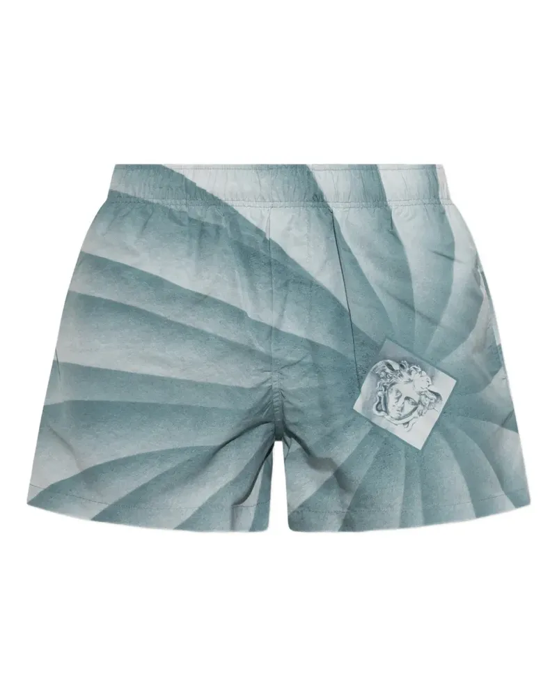 Versace Badeshorts mit Print - Blau Blau