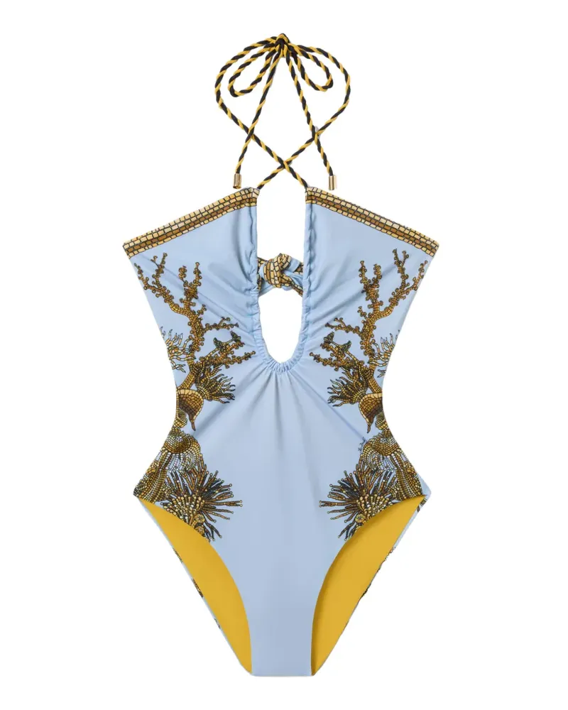 La DoubleJ Portal Suit Badeanzug aus Placée - Blau Blau
