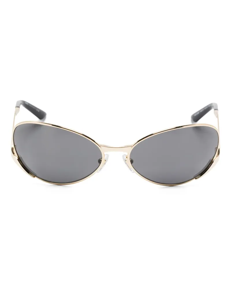 Versace Sonnenbrille mit Cat-Eye-Gestell - Gold Gold