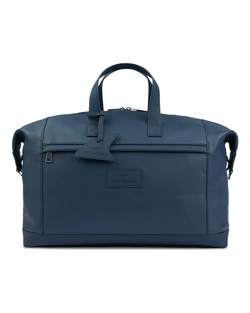 Paul & Shark leather holdall - Blau Blau