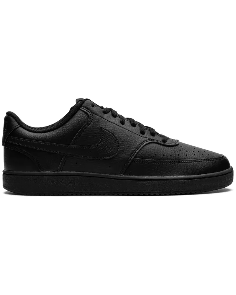Nike Court Vision Low Triple Black Sneakers - Schwarz Schwarz
