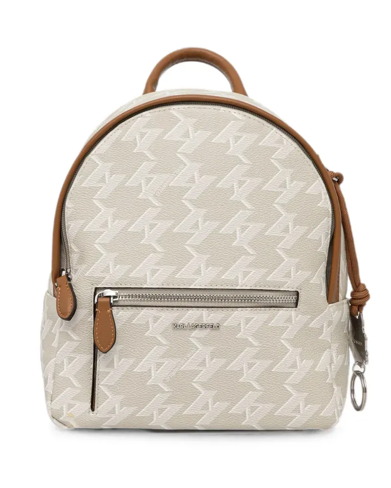 Karl Lagerfeld Choupette Rucksack mit Monogramm - Nude Nude
