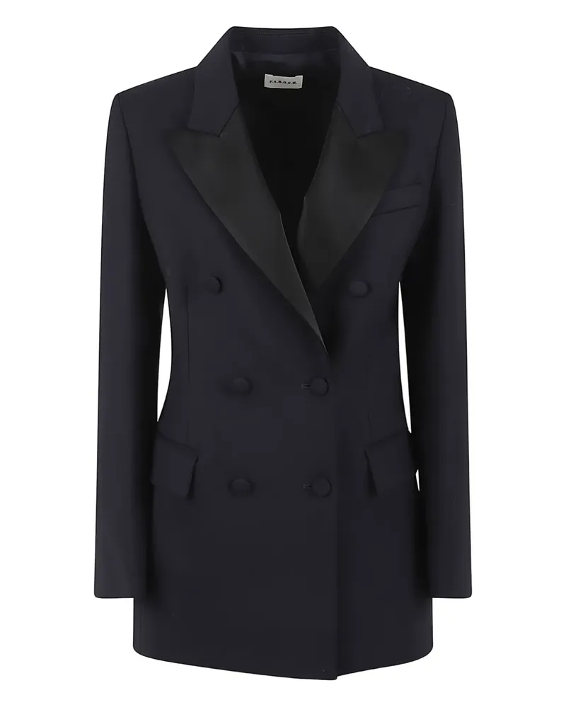 P.A.R.O.S.H. P.A.R.O H. double-breasted blazer - Blau Blau