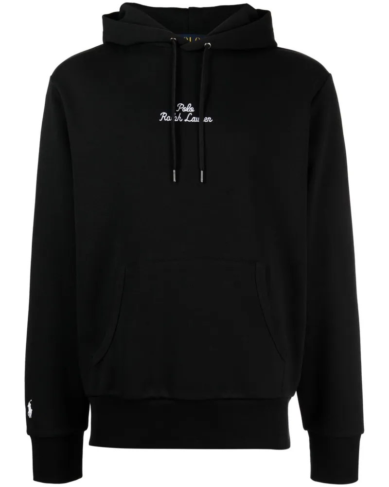 Ralph Lauren Hoodie mit Logo-Stickerei - Schwarz Schwarz