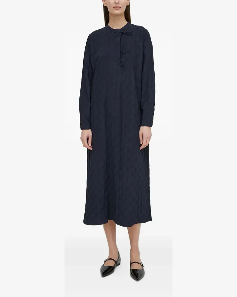 Résumé Midikleid mit Bindegürtel - Schwarz Schwarz