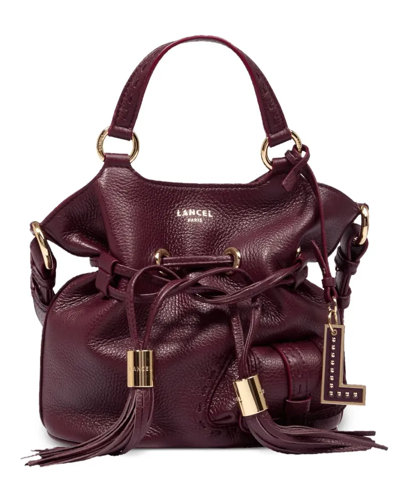 Lancel Kleiner Premier Flirt Tote Bag mit Kordelzug und Quasten - Rot Rot