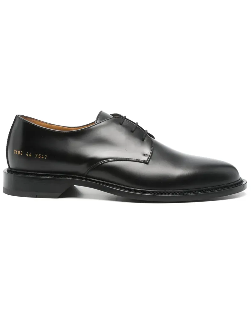 Common Projects Derby-Schuhe aus Leder - Schwarz Schwarz
