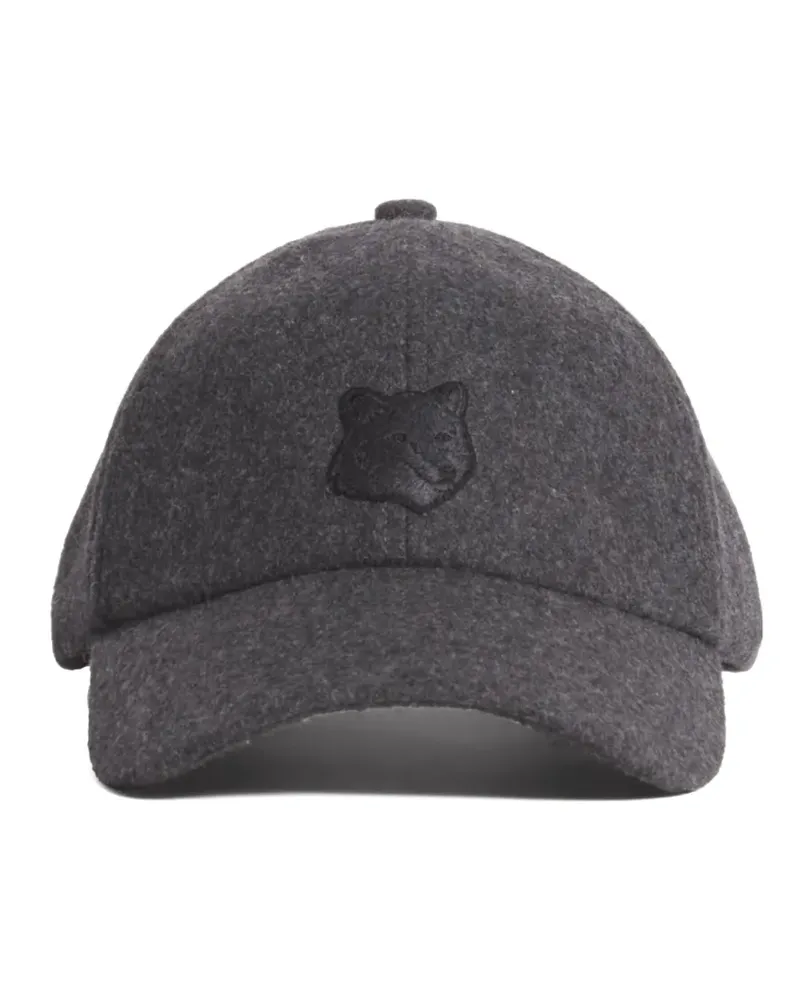 Kitsuné Fox Head Baseballkappe - Grau Grau