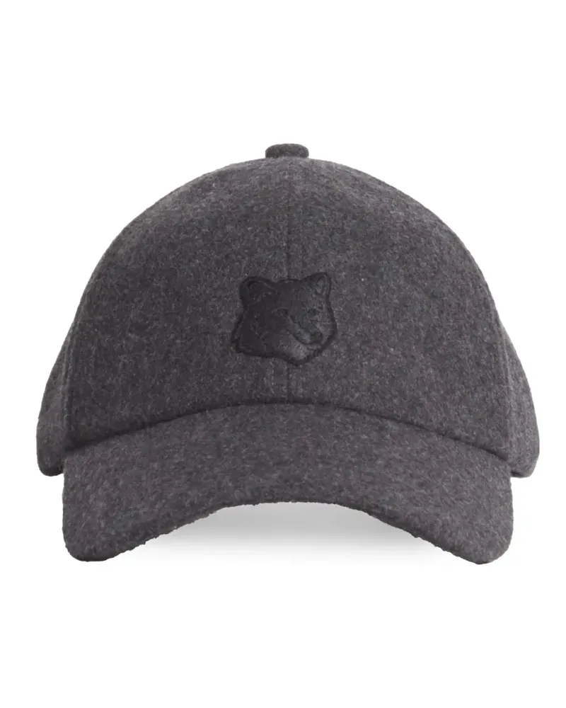 Kitsuné Fox Head Baseballkappe - Grau Grau