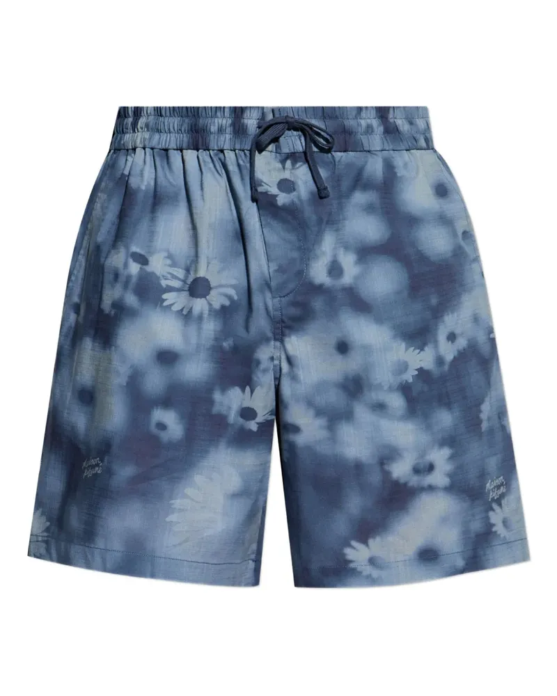 Kitsuné Klassische Shorts - Blau Blau