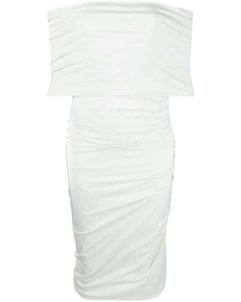 Philosophy Di Lorenzo Serafini Gerafftes Midikleid - Grün Grün