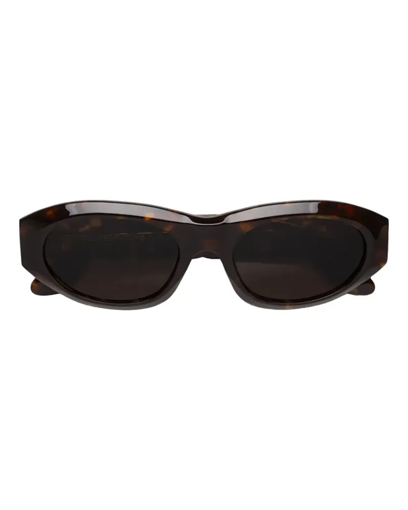 RETROSUPERFUTURE havana geometric sunglasses - Braun Braun