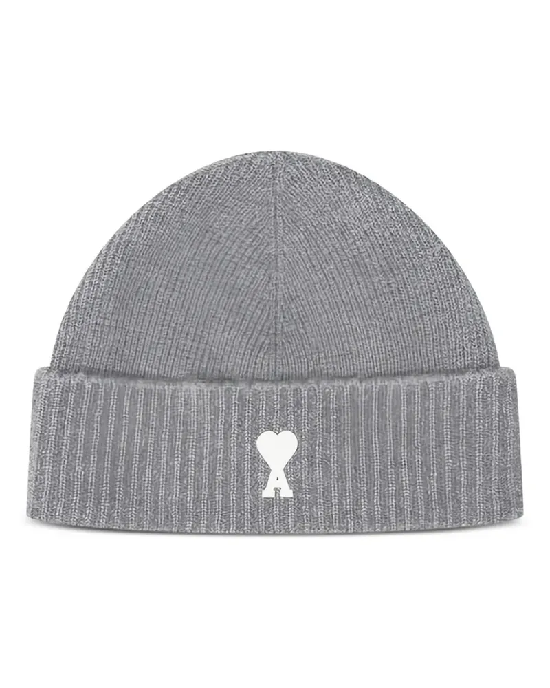 AMI Paris Ami de Coeur beanie hat - Grau Grau