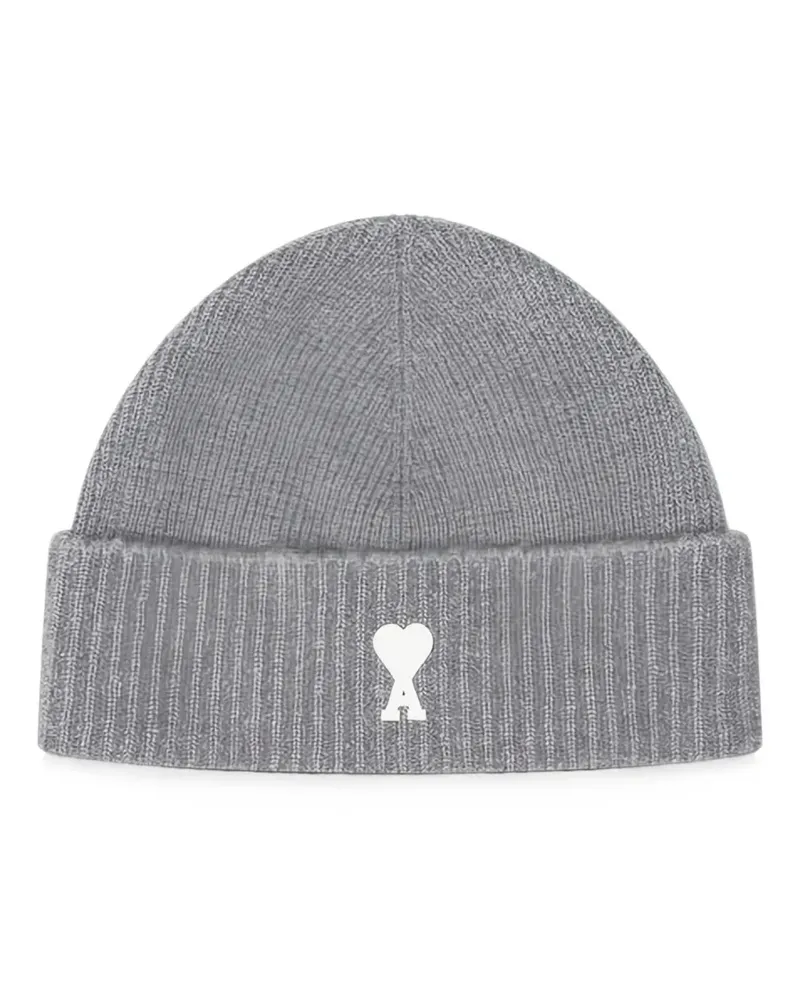 AMI Paris Ami de Coeur beanie hat - Grau Grau