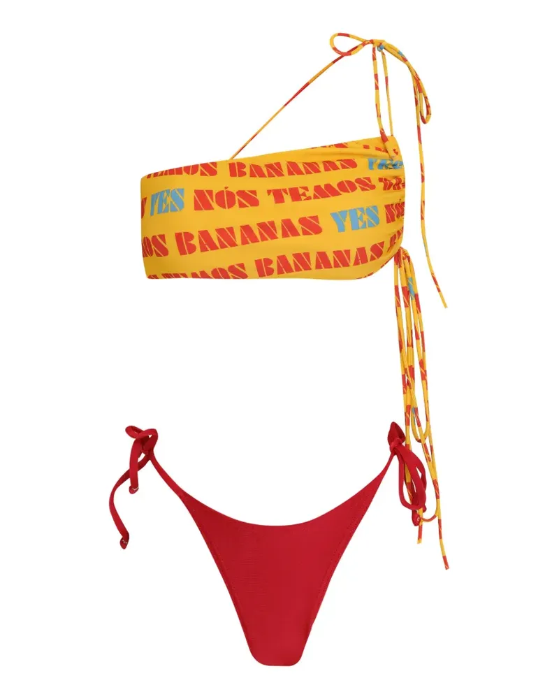 Amir Slama Bikini mit Schnürung - Rot Rot