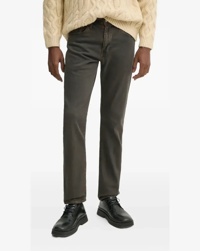 Levi's 502 logo-patch jeans - Braun Braun