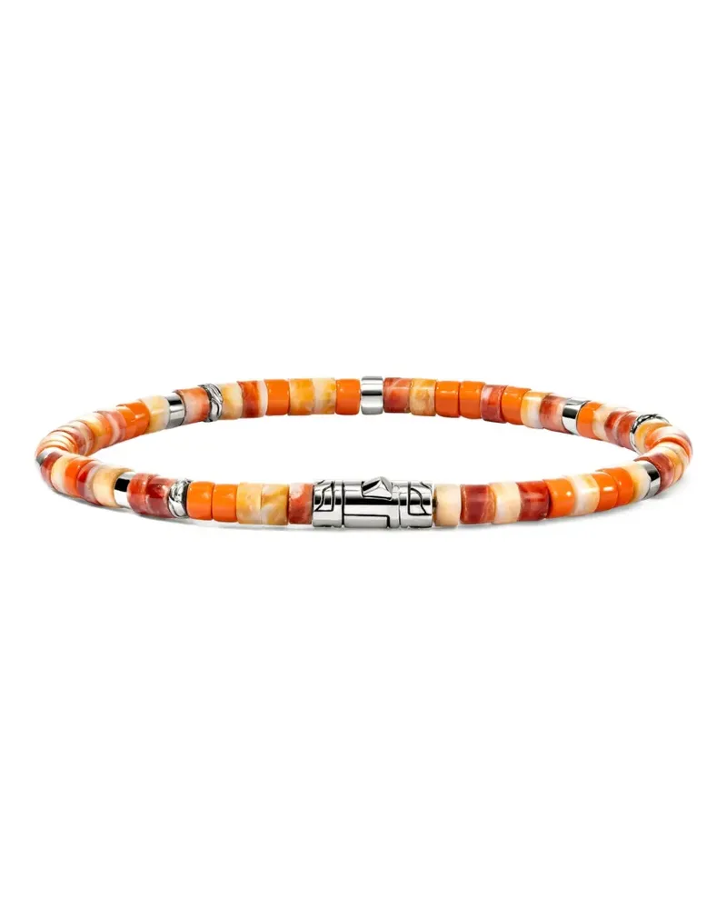 John Hardy sterling silver Heishi bead bracelet - Silber Silber
