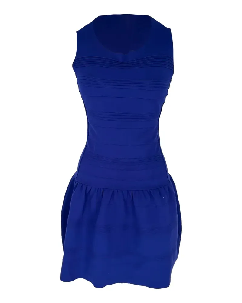 Maje 2010-2020s Madison Kleid mit Biesen - Blau Blau