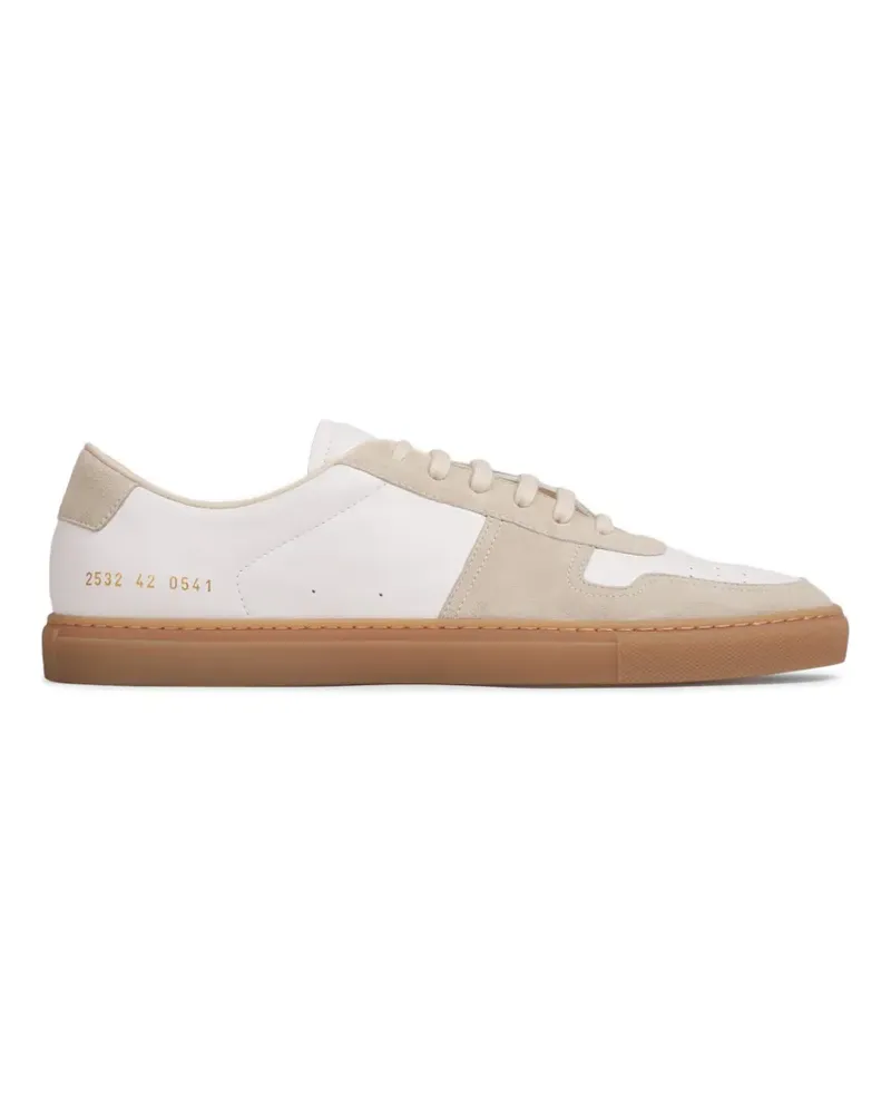 Common Projects BBall Sneakers mit Einsätzen - Weiß Weiß
