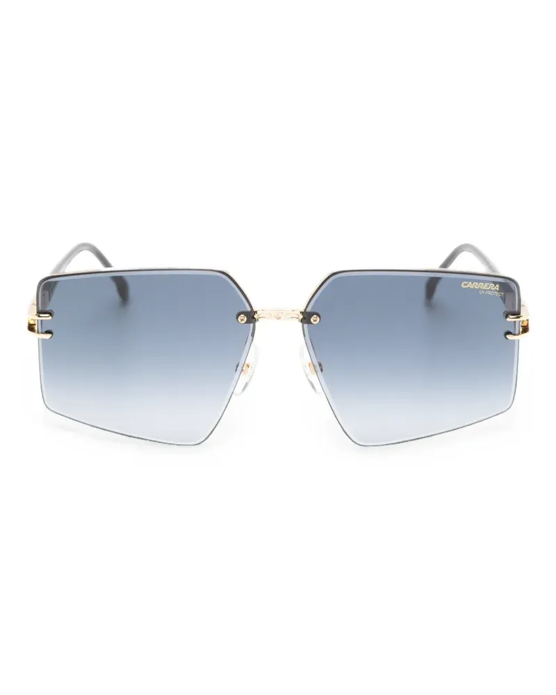Carrera Sonnenbrille mit geometrischem Gestell - Gold Gold