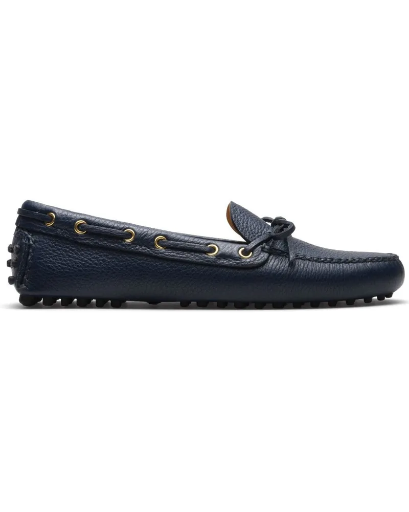 Car Shoe Strukturierte Loafer Blau