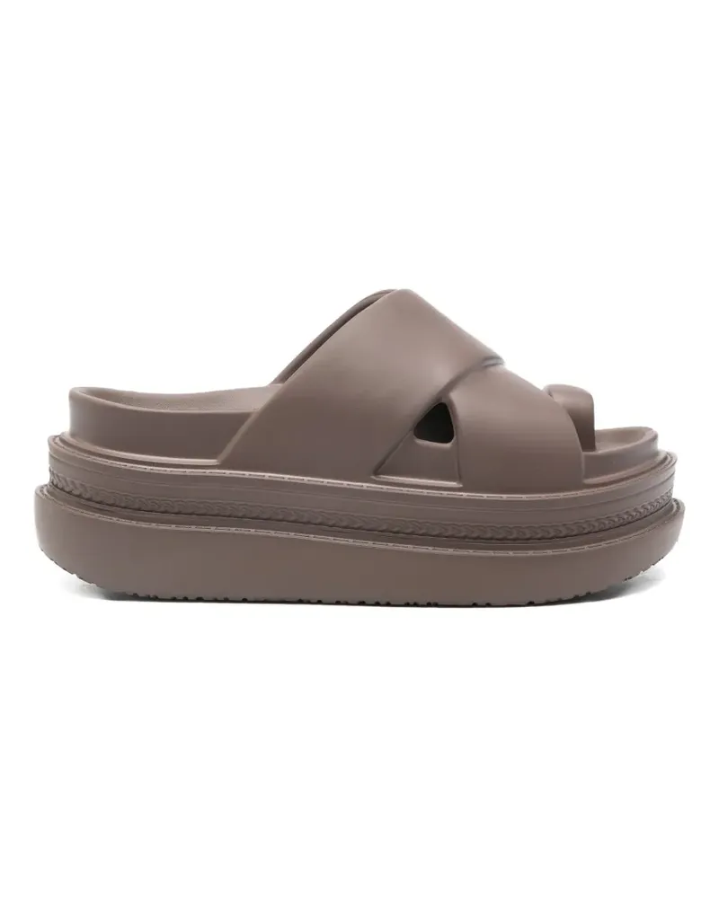 Sacai criss-cross-strap sandals - Braun Braun