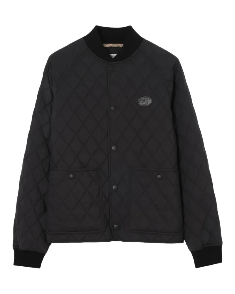 Burberry Gesteppte Jacke - Schwarz Schwarz