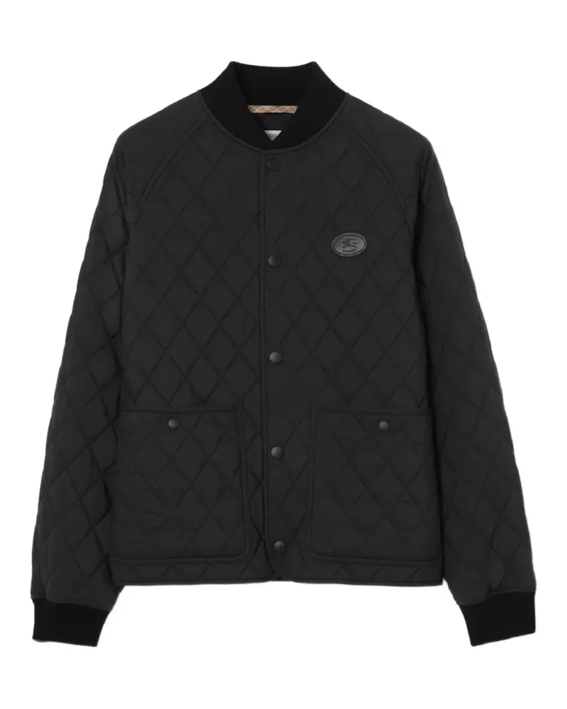 Burberry Gesteppte Jacke - Schwarz Schwarz