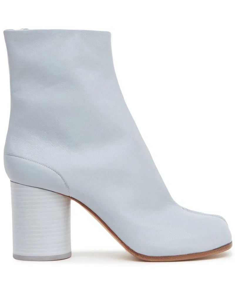 Maison Margiela Tabi Lederstiefeletten 80mm - Blau Blau