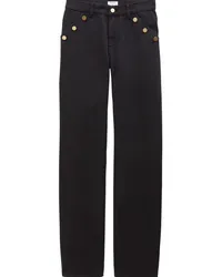 Filippa K Classic Straight-Leg-Jeans Schwarz