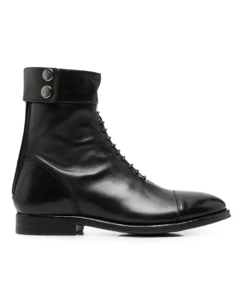 Alberto Fasciani lace-up button-detail boots - Schwarz Schwarz